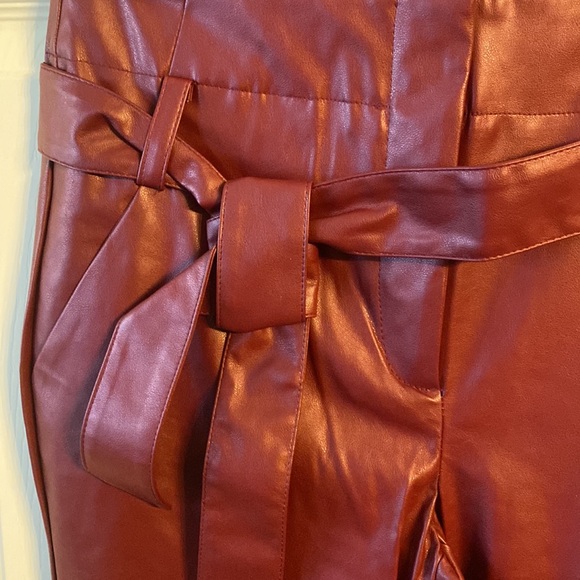 Faux leather pants. Size 2 - Picture 2 of 8